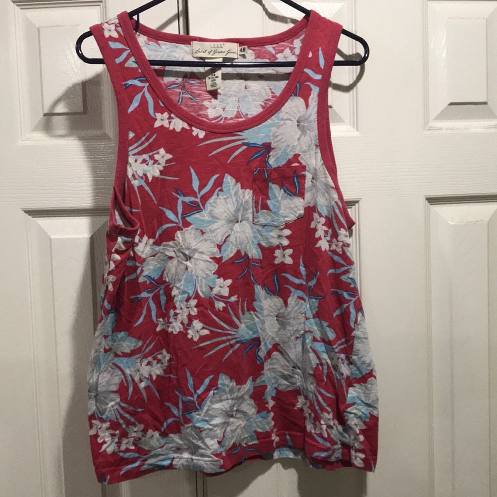 Tropical Floral Tank